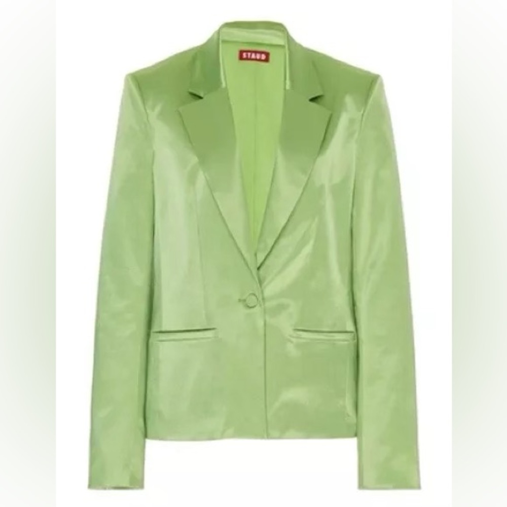Staud Lime Green Blazer